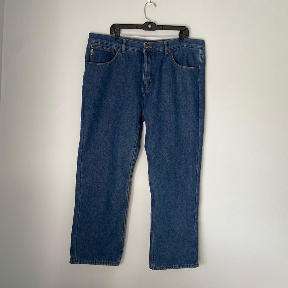 Men’s fleece lined warm winter jeans 42x29